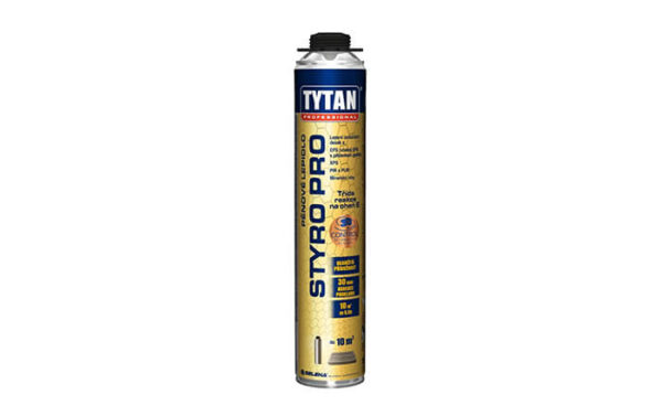 TYTAN Styro PRO – penové PU lepidlo 750ML - pištoľové